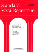 Standard Vocal Repertoire Vocal Solo & Collections sheet music cover